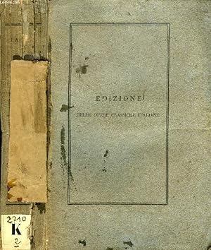 Bild des Verkufers fr PROSE SCELTE (Opere di Torquato Tasso, Vol. V) zum Verkauf von Le-Livre