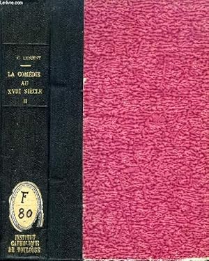 Bild des Verkufers fr LA COMEDIE EN FRANCE AU XVIIIe SIECLE, TOME II zum Verkauf von Le-Livre