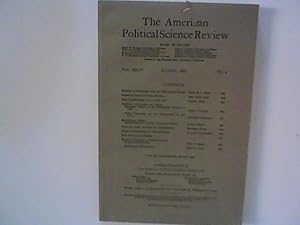 Imagen del vendedor de The American Political Science Review a la venta por ANTIQUARIAT FRDEBUCH Inh.Michael Simon