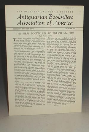 Antiquarian Booksellers Association of America, The Southern California Chapter, No. 2 (1957)