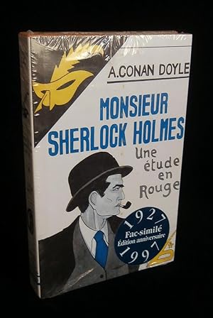 Image du vendeur pour MONSIEUR SHERLOCK HOLMES, UNE ETUDE EN ROUGE . mis en vente par Librairie Franck LAUNAI