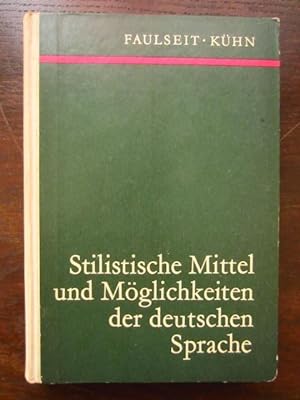 Seller image for Stilistische Mittel und Möglichkeiten der deutschen Sprache for sale by Rudi Euchler Buchhandlung & Antiquariat
