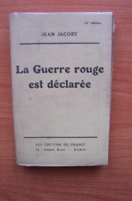 Seller image for LA GUERRE ROUGE EST DECLAREE for sale by KEMOLA