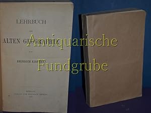 Bild des Verkufers fr Lehrbuch der alten Geographie. zum Verkauf von Antiquarische Fundgrube e.U.