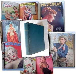 Immagine del venditore per Photoplay, The Film Monthly Magazine. January to December 1952 (Bound with Covers set). Vol 3, Nos 1 to 12. venduto da Tony Hutchinson