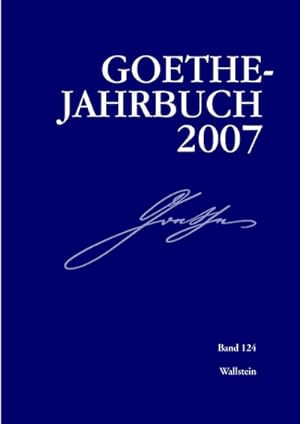 Bild des Verkufers fr Goethe-Jahrbuch zum Verkauf von AHA-BUCH