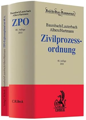 Immagine del venditore per Zivilprozessordnung und Ergnzungsband: In 2 Bnden mit FamFG, GVG und anderen Nebengesetzen venduto da AHA-BUCH