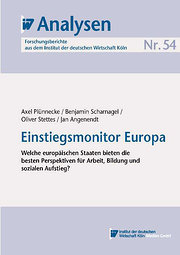 Bild des Verkufers fr IW-Analysen 54: Einstiegsmonitor Europa. Welche europischen Staaten bieten die besten Perspektiven fr Arbeit, Bildung und sozialen Aufstieg? : Welche europischen Staaten bieten die besten Perspektiven fr Arbeit, Bildung und sozialen Aufstieg? zum Verkauf von AHA-BUCH