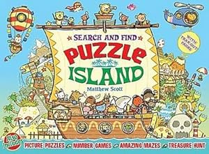 Bild des Verkufers fr Search & Find Puzzle Island: Picture Puzzles, Number Games, Amazing Mazes, Treasure Hunt zum Verkauf von AHA-BUCH