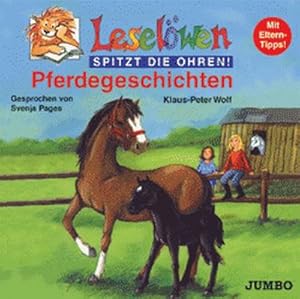 Image du vendeur pour Leselwen spitzt die Ohren. Pferdegeschichten. Cassette. . Mit Eltern-Tipps : Mit Eltern-Tipps! mis en vente par AHA-BUCH