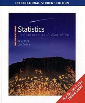Seller image for Statistics: The Exploration & Analysis of Data for sale by AHA-BUCH