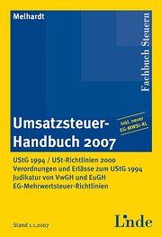Immagine del venditore per Umsatzsteuer-Handbuch 2007 (f. sterreich) venduto da AHA-BUCH
