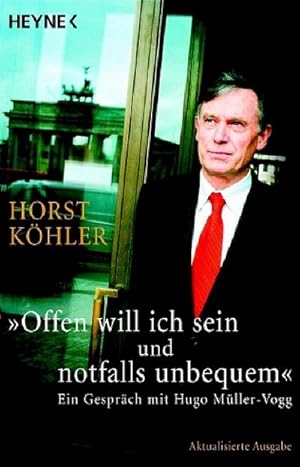 Bild des Verkufers fr Offen will ich sein und notfalls unbequem": Ein Gesprch mit Hugo Mller-Vogg zum Verkauf von AHA-BUCH