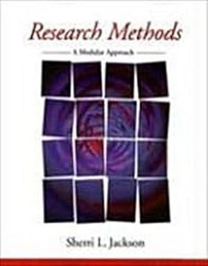 Imagen del vendedor de Research Methods: A Modular Approach : A Modular Approach. a la venta por AHA-BUCH