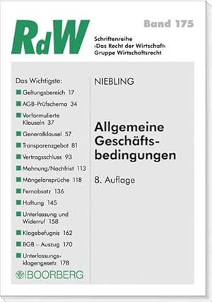 Bild des Verkufers fr Allgemeine Geschftsbedingungen: Einfhrung in Rechtsfragen und Gestaltung : Einfhrung in Rechtsfragen und Gestaltung zum Verkauf von AHA-BUCH