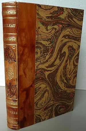 Oeuvres de Boileau texte de l'édition Gidel avec une preface et des notes par Georges Mongrédien