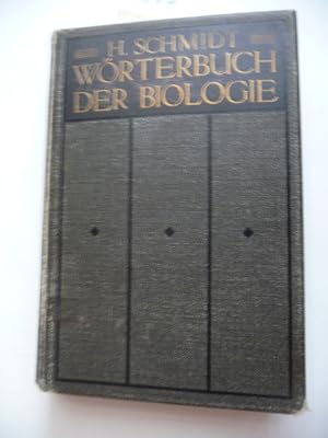 Seller image for Wrterbuch der Biologie for sale by Gebrauchtbcherlogistik  H.J. Lauterbach