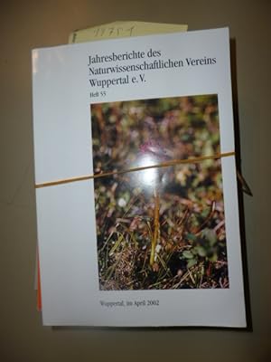 Jahresberichte des Naturwissenschaftlichen Vereins in Wuppertal. - Heft 38, 39, 40, 42, 43, 44, 5...