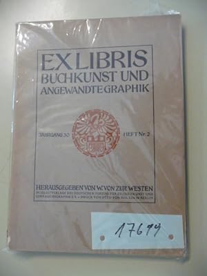 Imagen del vendedor de Exlibris - Buchkunst Und angewandte Graphik. Jahrgang 30, Heft Nr.2. a la venta por Gebrauchtbcherlogistik  H.J. Lauterbach