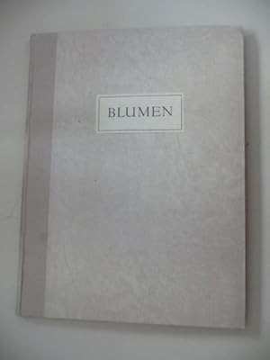 Imagen del vendedor de Blumen - Sechs Handpressenkupferdrucke a la venta por Gebrauchtbcherlogistik  H.J. Lauterbach