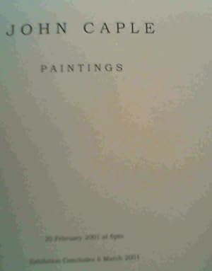 Imagen del vendedor de John Caple Paintings a la venta por Chapter 1