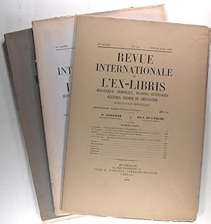 Revue internationale de l'ex-libris - n°5-6, 7-8, 9-10