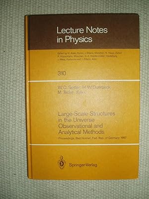 Large-Scale Structures in the Universe Observational and Analytical Methods : Proceedings of a Wo...