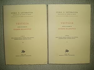 Immagine del venditore per Vestigia : studi in onore di Giuseppe Billanovich [Volumes I & II] venduto da Expatriate Bookshop of Denmark