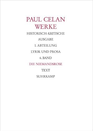 Imagen del vendedor de Werke Werke. Historisch-kritische Ausgabe. I. Abteilung: Lyrik und Prosa, 2 Teile a la venta por Rheinberg-Buch Andreas Meier eK