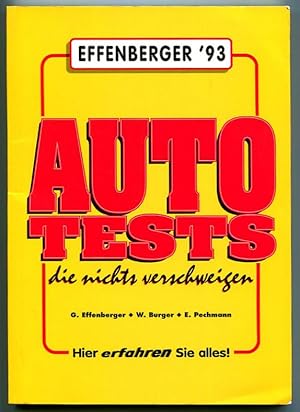 Bild des Verkufers fr Autotests, die nichts verschweigen. 17. Auflage zum Verkauf von Antikvariat Valentinska