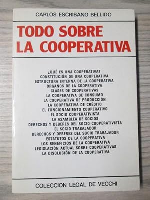 Imagen del vendedor de TODO SOBRE LA COOPERATIVA a la venta por LIBRERIA AZACAN