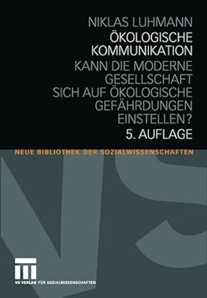 Image du vendeur pour kologische Kommunikation mis en vente par BuchWeltWeit Ludwig Meier e.K.