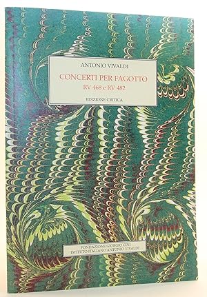 Seller image for Concerti per fagotto RV 486 e RV 482 Edizione Critica for sale by Flamingo Books