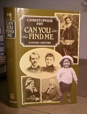 Bild des Verkufers fr Can You Find Me - A Family History zum Verkauf von Eastleach Books