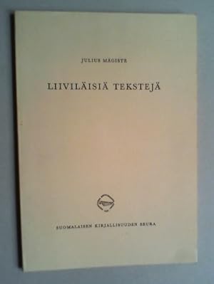 Liiviläisiä tekstejä.