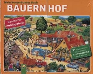 Bild des Verkufers fr Mein kunterbuntes Buch: Bauernhof. Panorama-Aufklappbuch. zum Verkauf von Leonardu