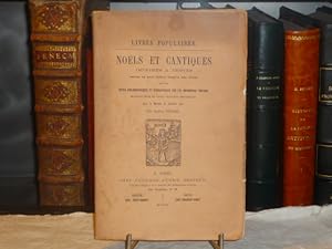 Seller image for NOELS ET CANTIQUES imprims  Troyes depuis Le XVIIe Sicle jusqu' nos jours, avec des notes bibliographiques et biographiques sur les imprimeurs troyens, ils sont orns de 20 gravures originales, avec la musique de plusieurs airs. for sale by Tir  Part