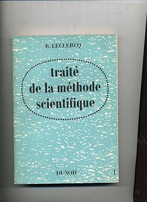 Bild des Verkufers fr TRAITE DE LA MTHODE SCIENTIFIQUE zum Verkauf von Librairie CLERC
