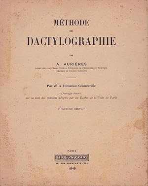 Seller image for Mthode de dactylographie for sale by Pare Yannick