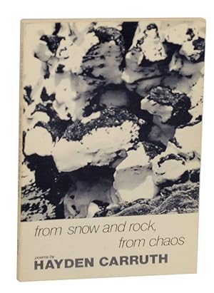 Bild des Verkufers fr From Snow and Rock, From Chaos - Poems 1965-1972 zum Verkauf von Jeff Hirsch Books, ABAA