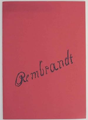 Bild des Verkufers fr Rembrandt Harmensz Van Rijn: Radierungen zum Verkauf von Jeff Hirsch Books, ABAA