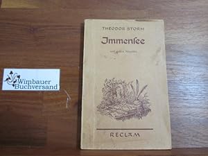 Seller image for Immensee und andere Novellen Reclams Universal-Bibliothek ; Nr. 6007 for sale by Antiquariat im Kaiserviertel | Wimbauer Buchversand