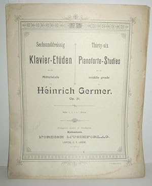 Sechsunddreissig Klavier-Etüden für die Mittelstufe Heft 1 (Etüden 1-14)