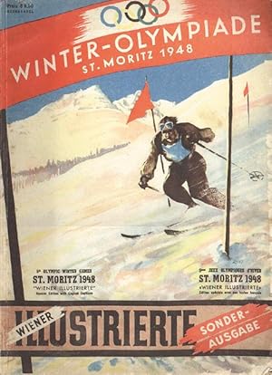 Imagen del vendedor de Die 5.Olympischen Winterspiele St.Moritz 1948. Sonderausgabe der  Wiener Illustrierte". a la venta por AGON SportsWorld GmbH