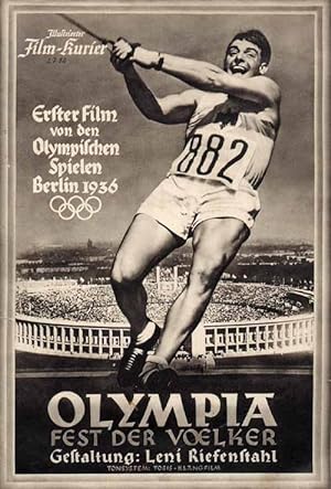 Olympia, Fest der Voelker. 1.Film von den Olympischen Spielen Berlin 1936. Illustrierter Film-Kur...