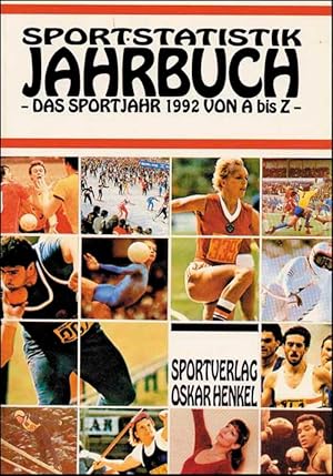 Bild des Verkufers fr Sportstatistik-Jahrbuch 1992. zum Verkauf von AGON SportsWorld GmbH