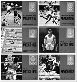 XIX.Olympische Spiele Mexico 1968. Reihe 1 bis 6 vollständig. (6 Sammelbilderalben)