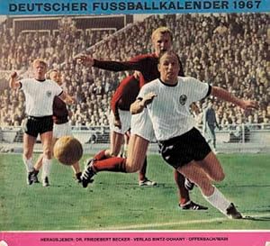 Deutscher Fußballkalender 1967.