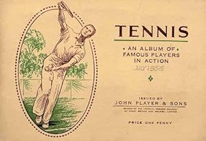 Imagen del vendedor de Tennis. An Album of famous players in action. a la venta por AGON SportsWorld GmbH