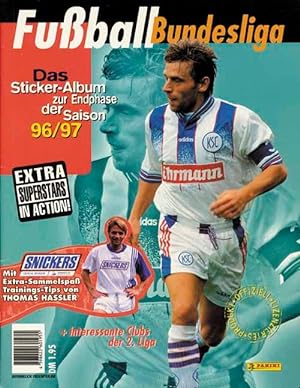 Imagen del vendedor de Fuball Bundesliga 96/97. Das Sticker-Album zur Endphase der Saison 96/97. a la venta por AGON SportsWorld GmbH